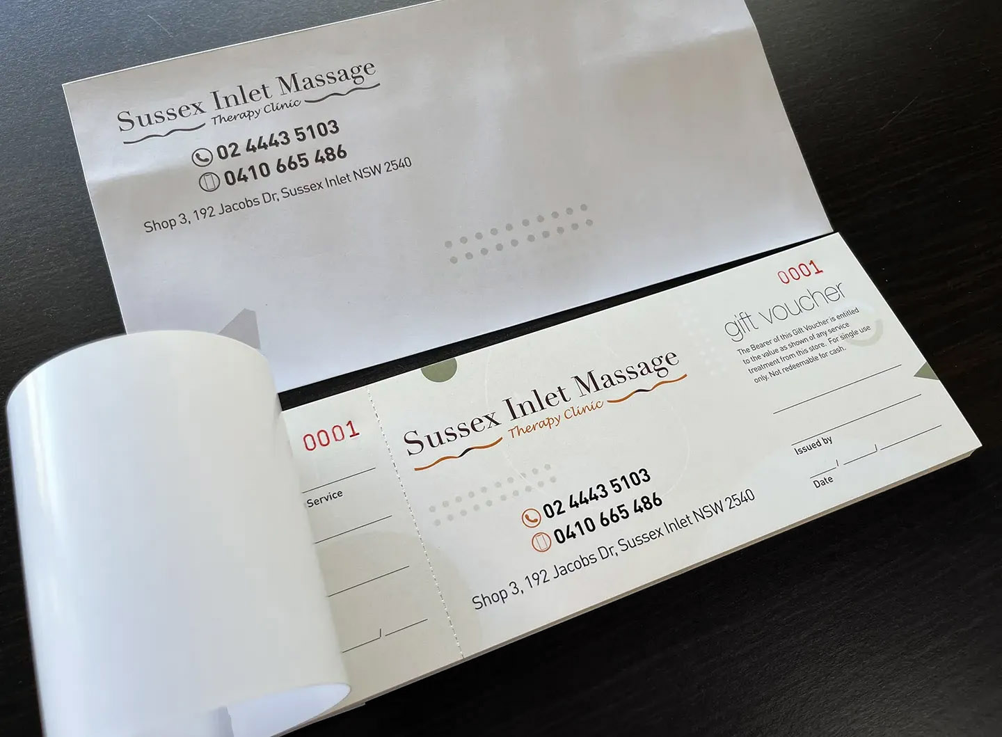 Gift Voucher and Branded Envelope Kit